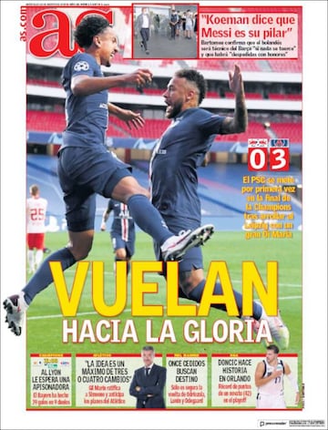 Las portadas de AS de agosto