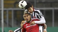 El defensa Jes&uacute;s Vallejo, durante un partido con el Eintracht de Frankfurt.