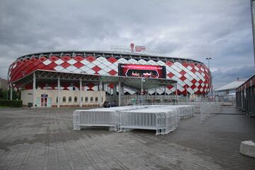 Ya está todo listo en el estadio donde se jugará el debut de la Roja en la Copa Confederaciones.
