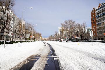 Madrid empieza a recuperarse después de la nevada histórica. 