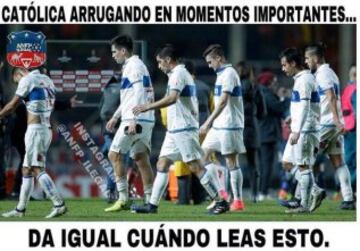 Los cruzados perdieron toda opción de seguir en el torneo internacional tras caer en casa frente al rival brasileño.