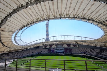 Khalifa International Stadium in Doha, Qatar. The 45,416- seater venue will host 6 group stage matches, one round of 16 match and the third place match. 