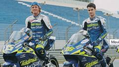 Gibernau y Pedrosa coincidieron en el campeonato, aunque en diferentes categorías.