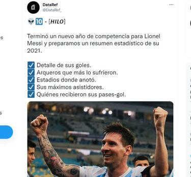 Twitter, fútbol y estadísticas: la gran explosión del 2021