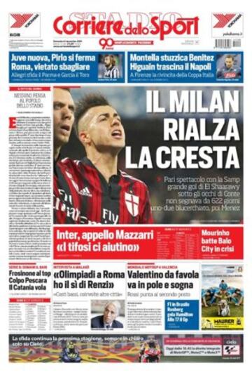 Portadas de la prensa deportiva