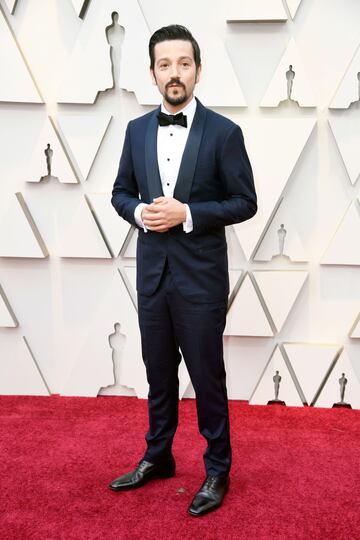 Diego Luna en la alfombra roja de la ceremonia 91 de los Premios Oscar en el Dolby Theatre en Hollywood