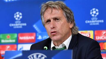El entrenador portugués del Sporting de Lisboa, Jorge Jesús.