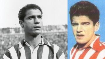 Agustín y Miguel jugaron juntos en el Athletic Club de Bilbao durante cinco temporadas, desde 1943-44 hasta 1949-50. Agustín jugó durante 19 temporadas en el Bilbao, toda su carrera, mientras que Miguel solo cinco. Como ambos siempre que jugaron en Primera lo hicieron en el Athletic, nunca se enfrentaron. Entre ambos jugaron 452 partidos. 