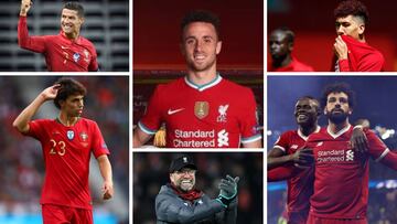 Cristiano, Joao Felix, Diogo Jota, Firmino, Salah y Mané.