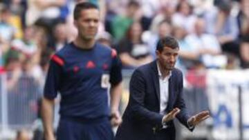 El entrenador del Málaga, Javi Gracia.