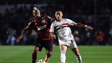 Sao Paulo 0, Flamengo 2 | Vidal en el Brasileirao: goles, resumen y resultado