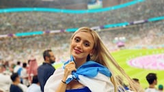 El descontrolado festejo de Morena Beltrán tras el título de Argentina