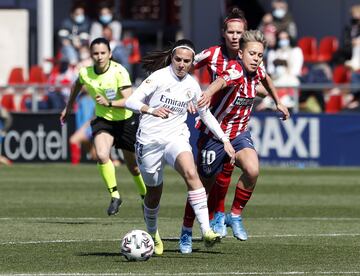 Las mejores imágenes del Atlético - Real Madrid femenino