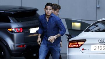 James Rodríguez, delantero colombiano.