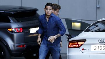 James Rodr&iacute;guez, delantero colombiano. 