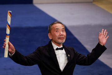 Haruki Murakami recibe el Premio Princesa de Asturias 2023 de literatura.