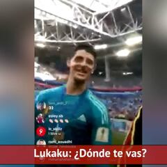 Lukaku pregunta a Courtois sobre su futuro: ¿es la pista definitiva?