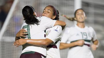 La delantera de la Selección Mexicana y el Levante llevó a la victoria al Tri; La capitana, Stephany Mayor, dio dos asistencias de gol, por lo que fue una de las mejores jugadoras.
EN LA FOTO:
Photo of the match between Mexico and the Trinidad and Tobago corresponding to the group stage of sector A of the Concacaf Women's Championship 2018 held at the Sahlen's Stadium in the city of Cary, North Carolina in the United States.
IN THE PHOTO:
