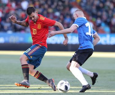 Dani Ceballos en el España-Estonia Sub-21. 180 minutos. 3.927 km.