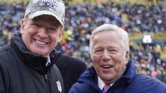 El comisario de la NFL, Roger Goodell, y el propietario de los Patriots, Robert Kraft, una relaci&oacute;n abalada. 