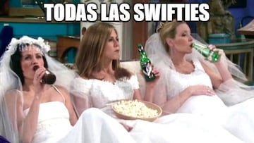 Los memes del compromiso entre Taylor Swift y Travis Kelce: las ‘swifties’ enloquecen y dejan estas imágenes para el recuerdo