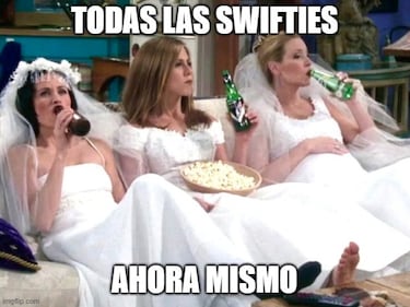 Los memes del compromiso entre Taylor Swift y Travis Kelce: las ‘swifties’ enloquecen y dejan estas imágenes para el recuerdo