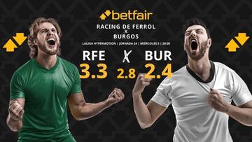 Racing Club de Ferrol vs. Burgos CF: horario, dónde ver, pronósticos y clasificación