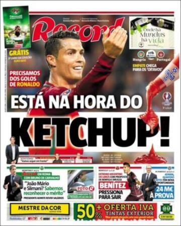 Portadas de la prensa mundial