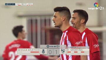 Resumen y gol del Sevilla B-Sporting de LaLiga 1 | 2 | 3