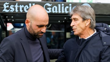 Manuel Pellegrini y Claudio Giráldez.