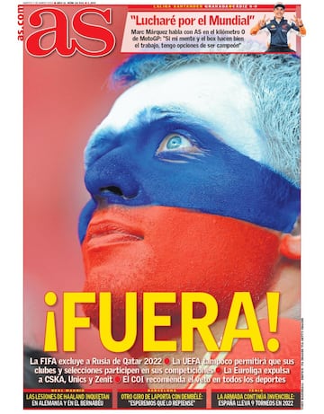 Las portadas de AS de marzo