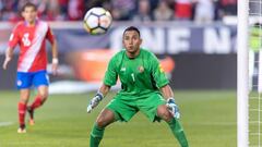 Keylor Navas jugando por Costa Rica. 