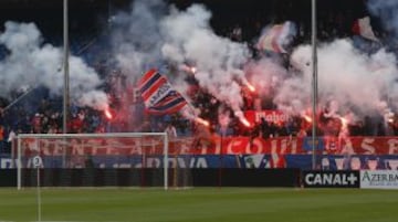 El Atlético de Madrid celebró el tradicional entrenamiento a puertas abiertas y su afición respondió de maravilla.