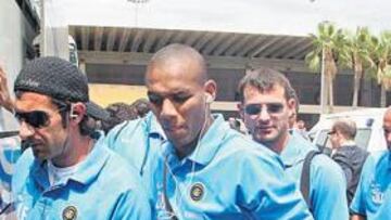 <b>DURO RIVAL. </b>El Inter de Milán llegó a la Isla concentrado en alzarse con su primer Trofeo Ciudad.