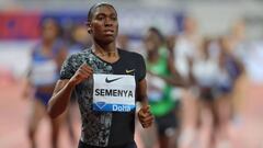 Caster Semenya, atleta sudafricana de medio fondo.