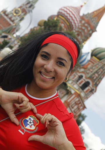 Aficionados de todo el mundo ya están en Moscú para disfrutar del Mundial 2018.



