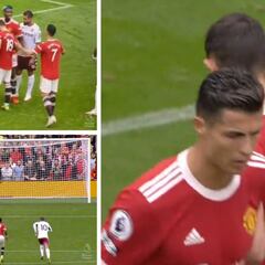 El gesto de Cristiano Ronaldo con Bruno Fernandes tras fallar un penal decisivo