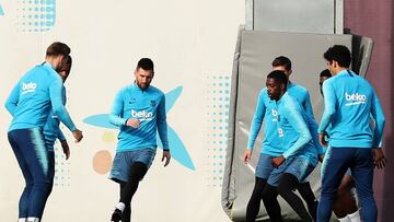 Entrenamiento del Barcelona