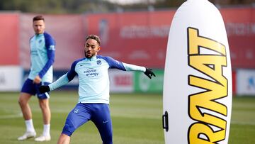 Simeone y su obsesión por el gol: intensa sesión de remates a puerta