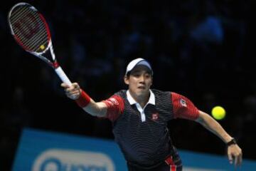 Kei Nishikori venció a Ferrer en una nueva jornada del Masters.