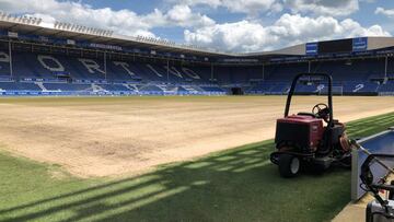 El estadio Mendizorroza.