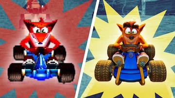 Comparan Crash Team Racing Nitro-Fueled con el original de PlayStation