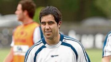 Bravo, en un entrenamiento.