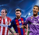 Plantilla de Champions: 8 del Madrid, tres del Atleti y Messi