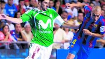 Daniel (Inter) y Ari (Barça).