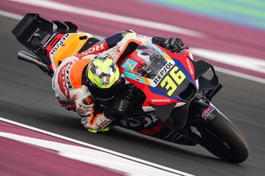 Marini: de la pole con Ducati a último con Honda