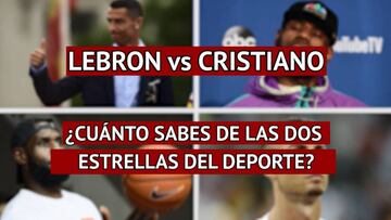 ¿Cuánto sabes de LeBron y Cristiano Ronaldo?