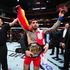 Topuria: “Pudiendo pelear en el Bernabéu, ya no hay otra”