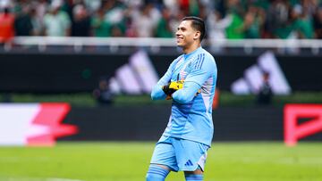 Luis Malagon of Mexico during the game international friendly between Mexican National team (Mexico) and United States (USA) at Akron Stadium, on October 15, 2024, Guadalajara, Jalisco, Mexico.