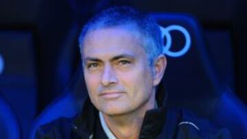 JOs&eacute; Mourinho, durante un partido en el Bernab&eacute;u.